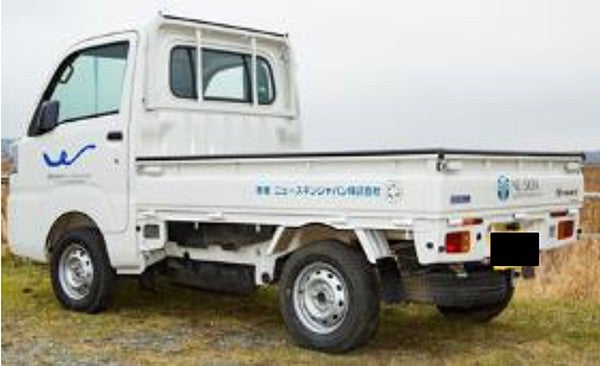寄贈した軽トラック