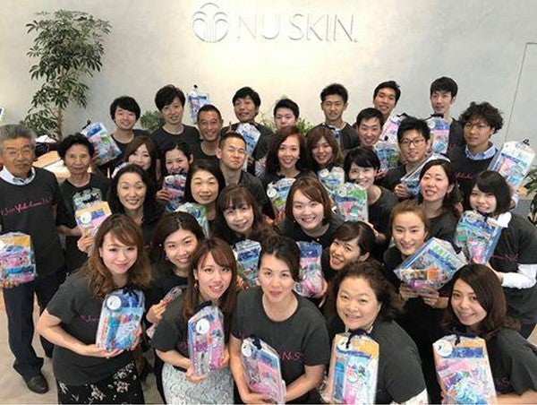 ニュースキンジャパン「Force for Good Day2018」  Kits for Kids Project 作業風景 横浜エクスペリエンス センター