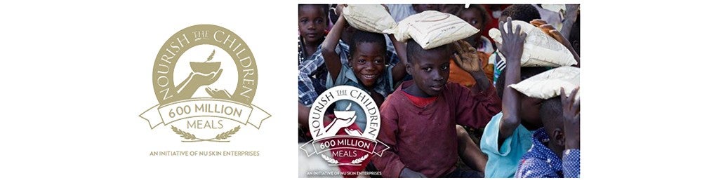 ニュースキンエンタープライズ社 栄養不良に苦しむ子どもたちへの食糧寄付が6億食を達成