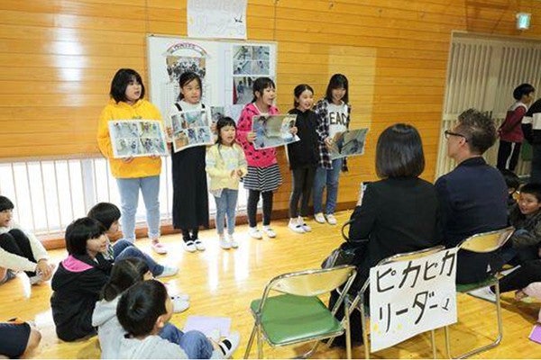 子どもたちが取り組むリーダー活動について発表   